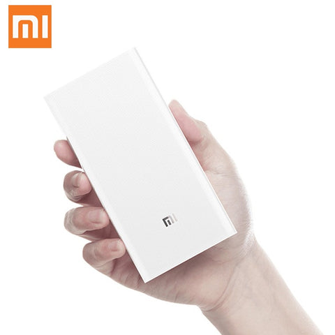 Original Xiaomi Power Bank 20000mAh 2C Portable Charger Support QC3.0 Dual USB Mi External Battery Bank 20000 for Mobile Phones